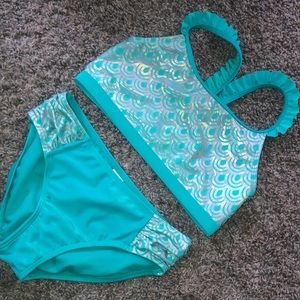 Cat & Jack girls bathing suit size large